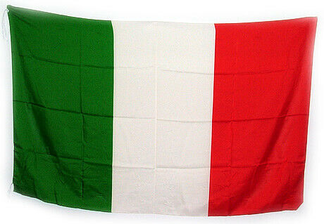 Italy Flag, 5 ft. x 3 1/3 ft., Made in Italy