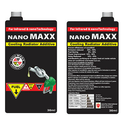 New,nanoMaxx,Cooling radiator Additive,Fuel Save,Emission & Noisy Reduce,Powerup